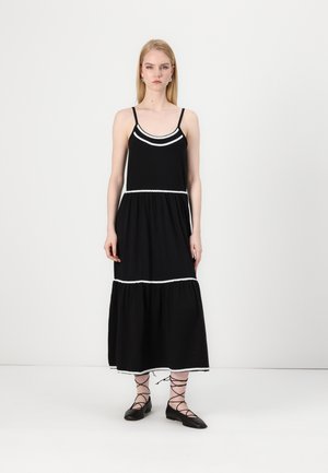 JDYERIN DRESS - Day dress - black/cloud dancer