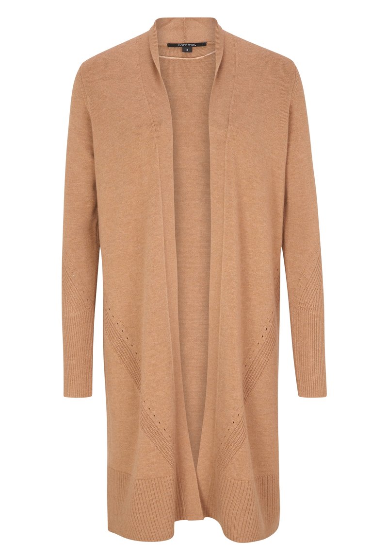Comma Strickmantel Camel Wolljacke Camel Wolljacke Comma COMMA