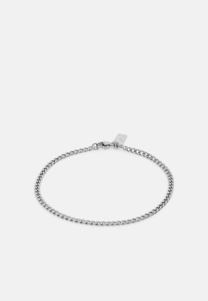 FINE CURB CHAIN BRACELET UNISEX - Bracciale - silver-coloured