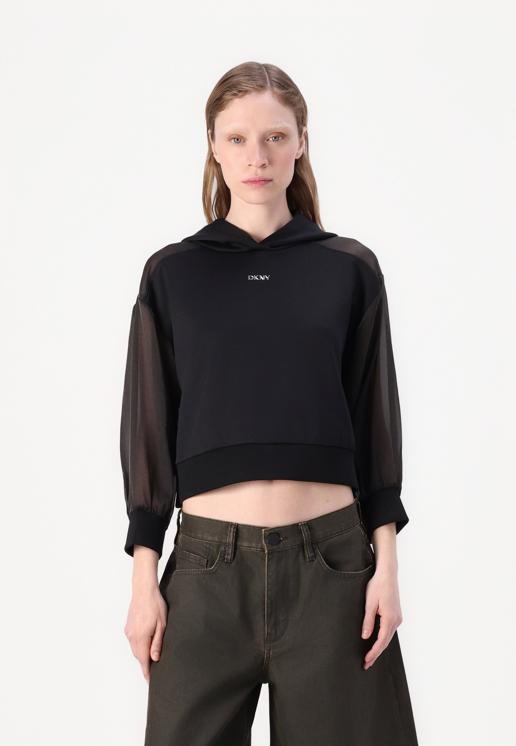 W CLASSIC LOGO CROP SWEATSHIRT Mサイズ W SMALL CLASSIC LOGO CROP SWEATSHIRT