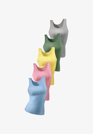 5 PACK - Caraco - hellblau/rosa/gelb/grün/graumeliert