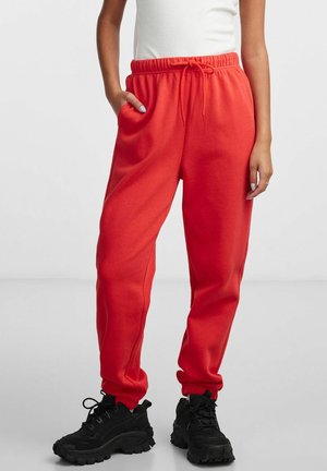 PCCHILLI PANTS - Trainingsbroek - poppy red