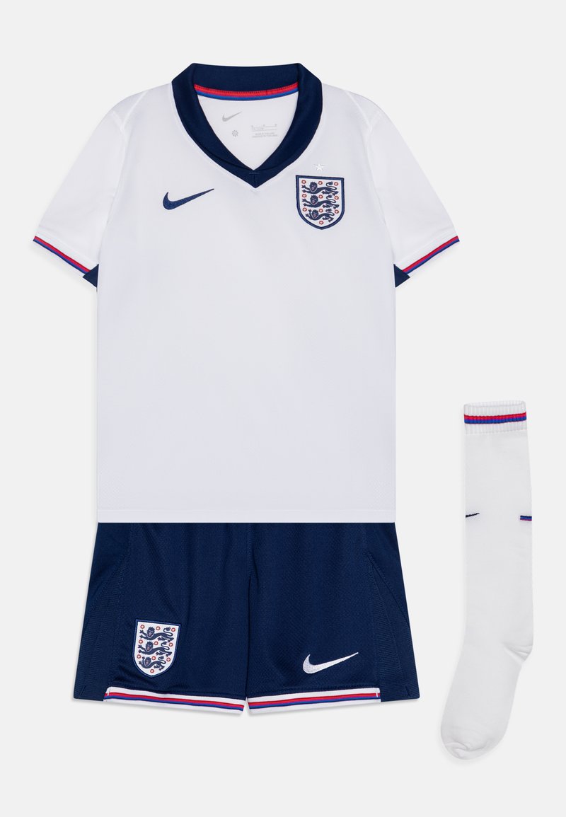 Nike Performance - ENGLAND ENT LITTLE KIDS STADIUM KIT HOME UNISEX SET - Apdrukāts T-krekls - white/blue void, Palielināt