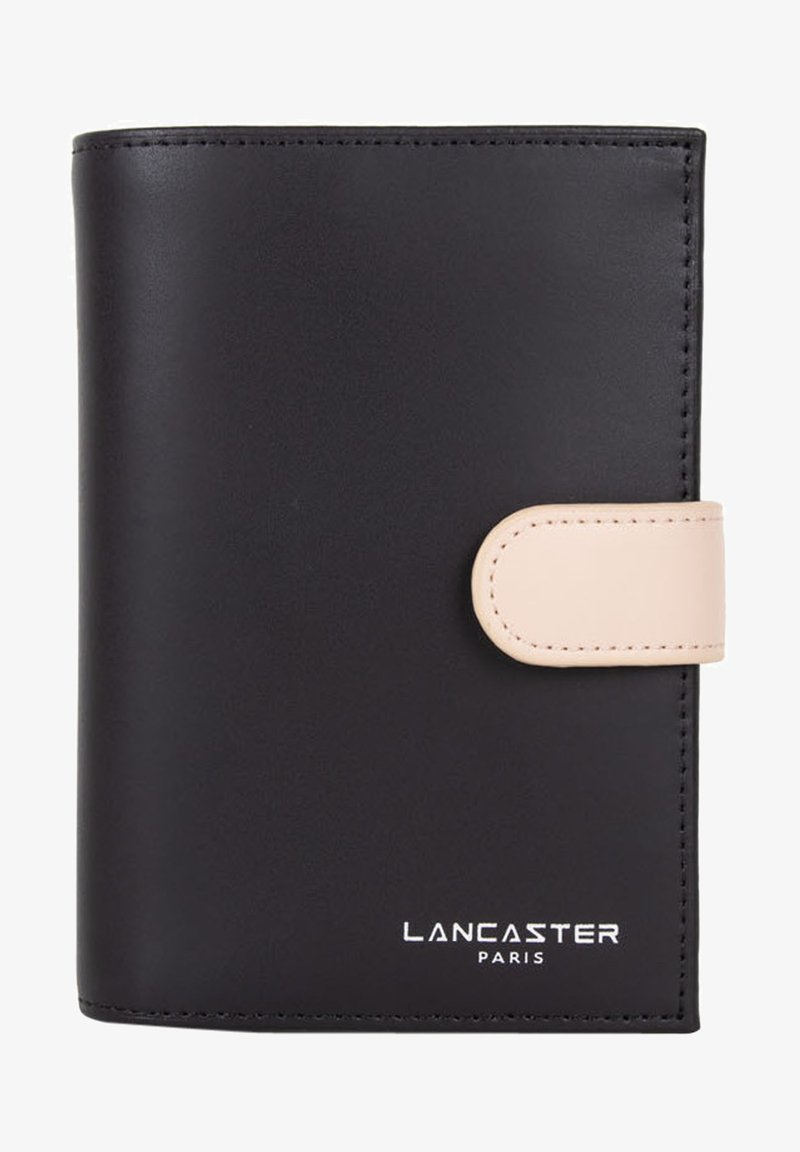 LANCASTER SMOOTH - Portefeuille - noir/nude clair/nude foncé