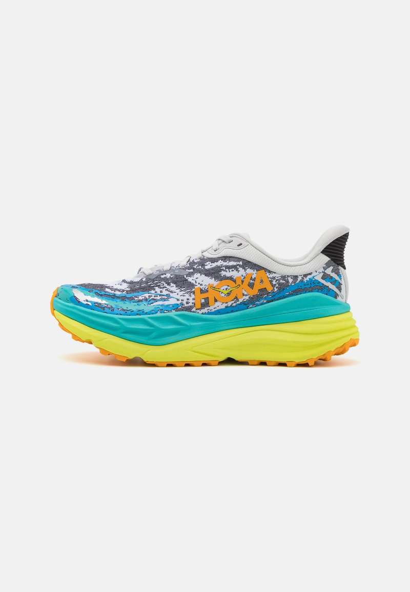 HOKA STINSON 7 - Maastojuoksukengät - white/evening primrose