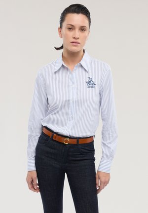IN A RIGHE - Blusa - blue amalfi
