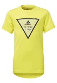 adidas Performance Camiseta estampada - yellow