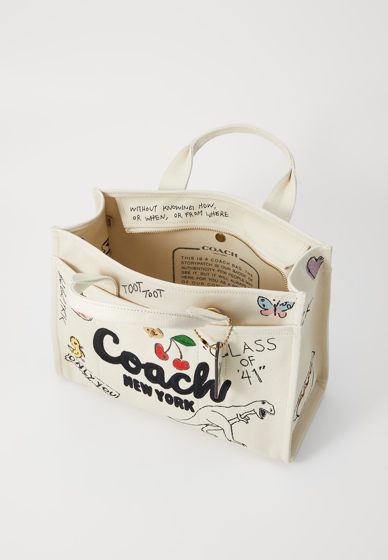 COACH SKETCH PRINT CARGO TOTE - Handbag - sand - Zalando.ie