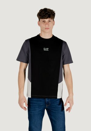 T-shirt con stampa - black