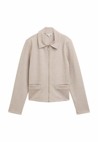 REGULAR FIT MIT REISSVERSCHLUSS - Skraistė  - soft taupe melange