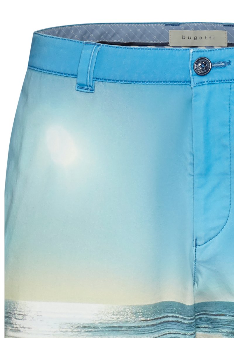 Herren Chino Shorts | Bugatti EINEM EXCLUSIVEN PRINT Shorts hellblau - NG14066 Herren Chino Shorts | Bugatti EINEM EXCLUSIVEN PRINT Shorts hellblau - NG14066