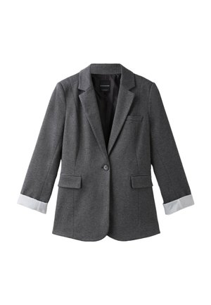 Stradivarius, REGULAR FIT HOUNDSTOOTH BLAZER - Blazer - light grey