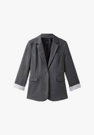 Stradivarius, REGULAR FIT HOUNDSTOOTH BLAZER - Blazer - light grey