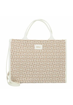 SCHULTER 38 CM - Shopping bag - dirty white sand