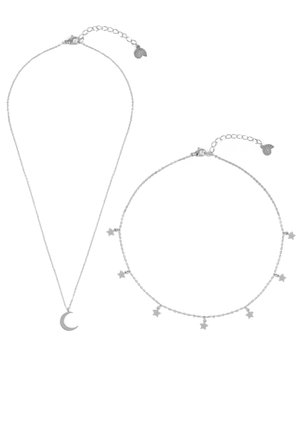STAR MOON CHOKER 2 PACK - Necklace - silberfarben