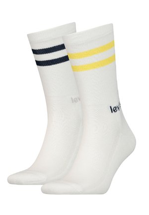 Levi's® STRIPE 2 PACK - Chaussettes - yellow navy
