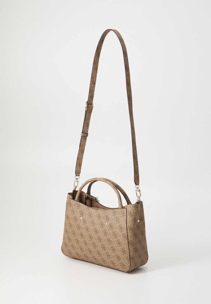 Guess BRENTON GIRLFRIEND SATCHEL Borsa a mano latte/beige