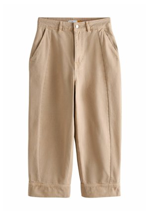 Next, REGULAR FIT - CARGO BALLOON CROPPED JEANS . - Relaxed fit jeans - neutral
