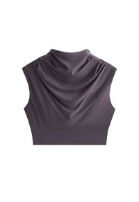 DRAPED NECK COMFORTLUX - Toppi - mottled dark purple