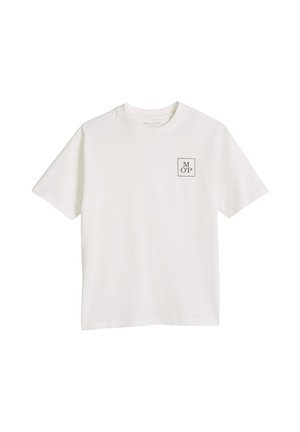Marc O'Polo MARC O'POLO TEENS-BOYS T-SHIRT MIT GROSSEM RÜCKENPRINT - T-shirt imprimé - white cotton