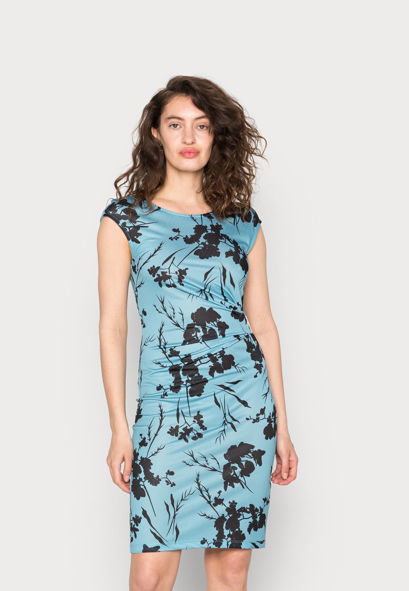 Anna Field Vestido de malha - blue/black