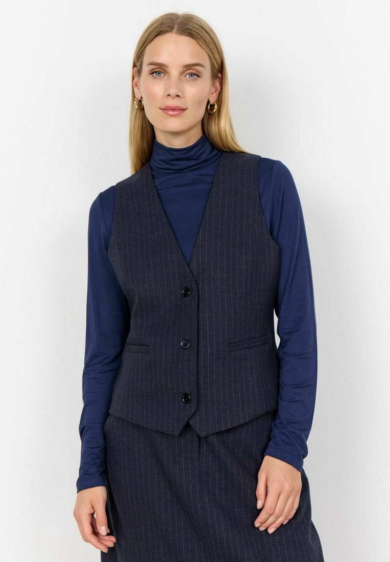 Soyaconcept SC-ISABELLE 1 - Weste - c blue iris melange combi
