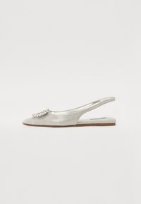 CALISTA - Ballerina med hælstøtte - silver glitter
