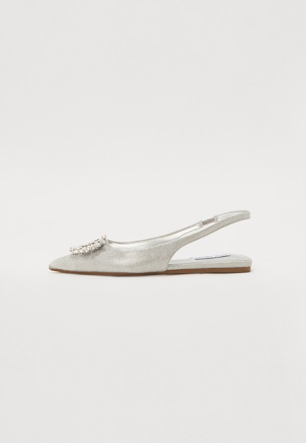 CALISTA - Slingback ballet pumps - silver glitter