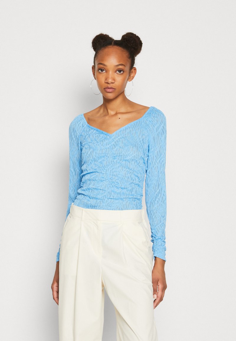 YAS YASBELANA BODYSTOCKING - Topper langermet - bonnie blue