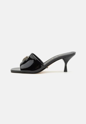 LUSINE - Pantolette hoch - black