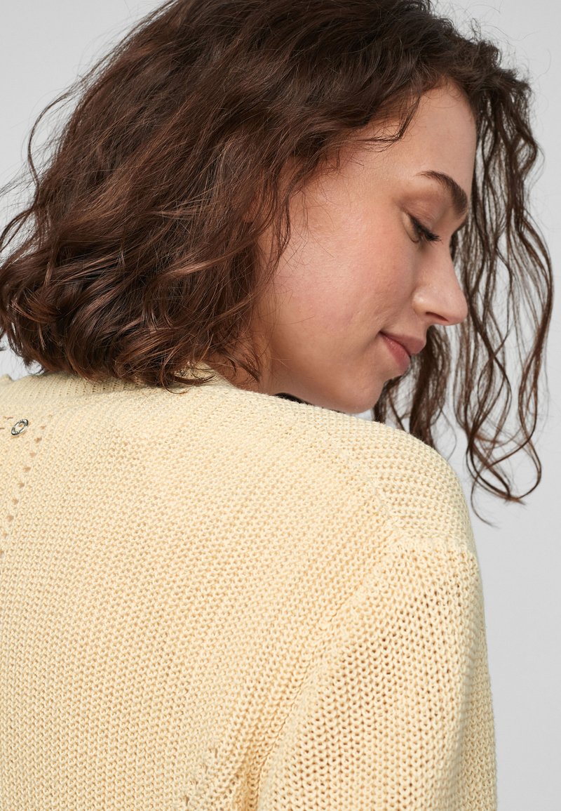 Damen Strickjacken | s.Oliver Strickjacke sunlight yellow/hellgelb - FH24415 Damen Strickjacken | s.Oliver Strickjacke sunlight yellow/hellgelb - FH24415