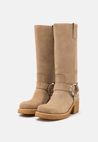 Jeffrey Campbell REFLECTION - Botas de cowboy/motociclista - sand