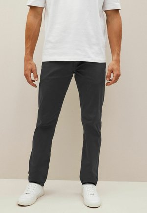 PREMIUM STRETCH CHINO TROUSERS SLIM FIT - Chino hlače - black