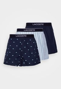 Lacoste 3 PACK - Boxer shorts - navy blue