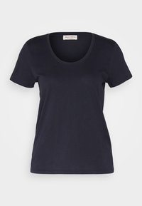 Marc O'Polo SHORT SLEEVE ROUND NECK - T-Shirt basic - black/schwarz ...