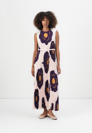 JUHLIA TUMMA - Maxi dress - light pink/dark violet/brown
