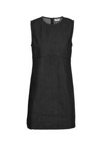 ÄRMELLOSES - Denimové šaty - black denim