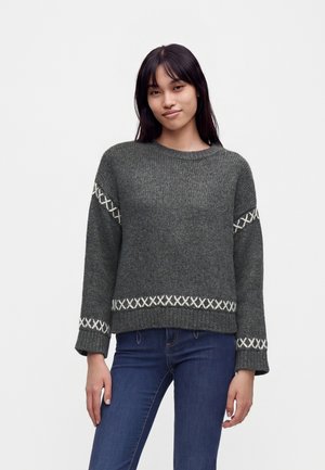 ONLY Knitted ONLAMANDA Knitted - Pullover - light grey