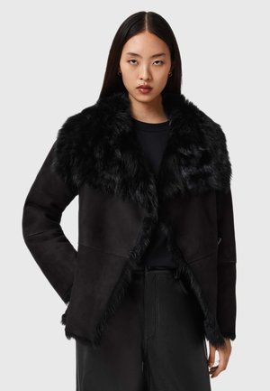 WILTON - Leren jas - black