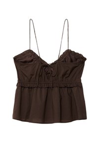 STRAPS - Blůza - dark brown