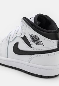 Jordan 1 MID UNISEX - Høye joggesko - white/black