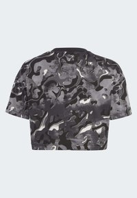 adidas Sportswear FUTURE ICONS ALLOVER PRINT - Printtipaita - grey two   grey three   black