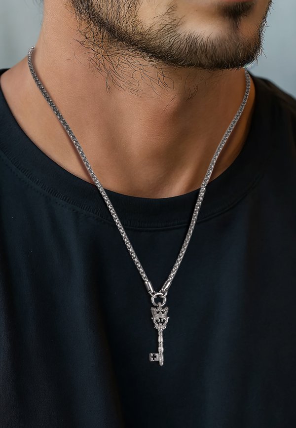 Halskette - silberfarben