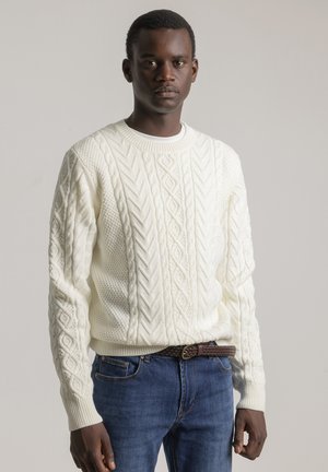 Jersey de punto - blanco roto