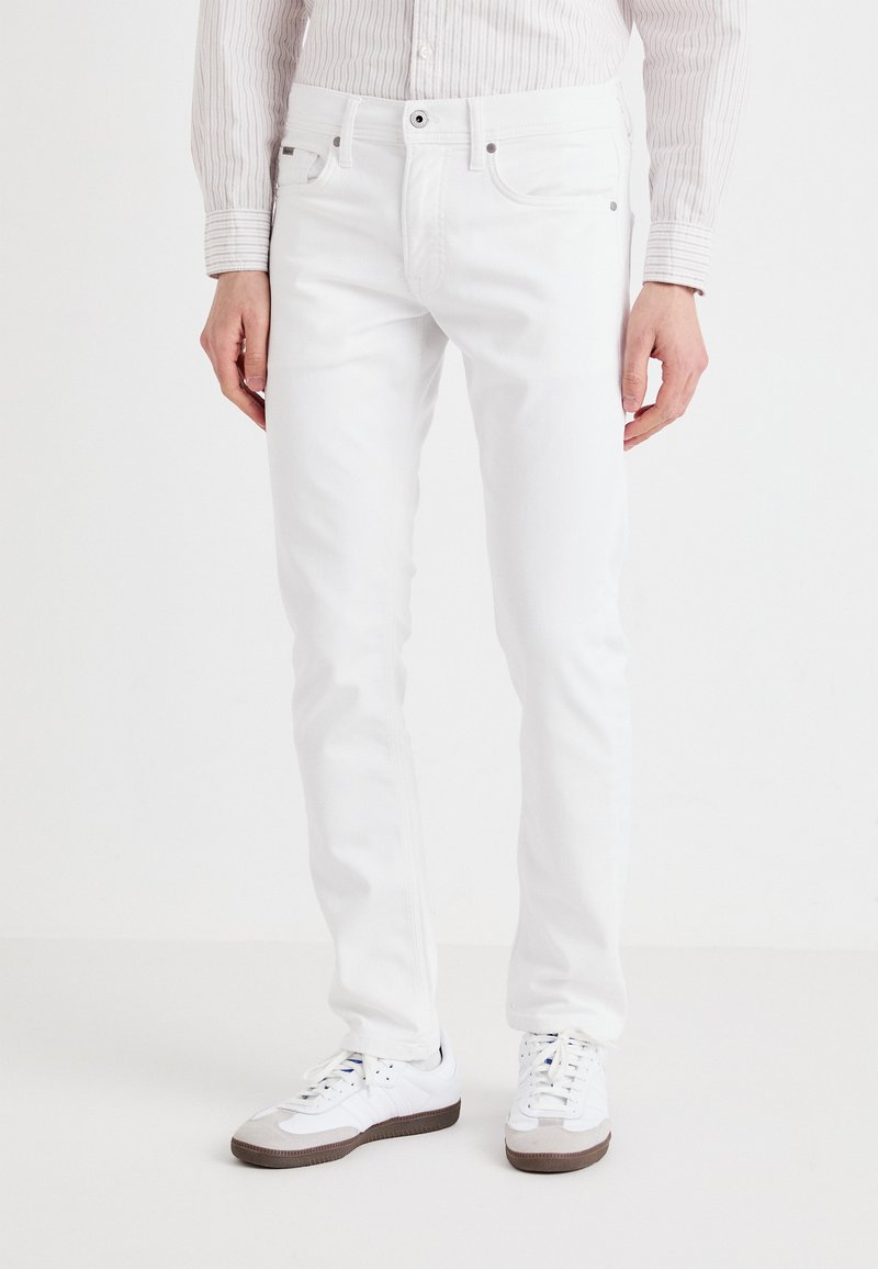 Pepe Jeans GYMDIGO - Vaqueros slim fit - white