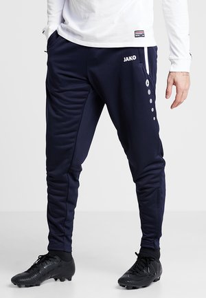 ACTIVE - Tracksuit bottoms - navy/white