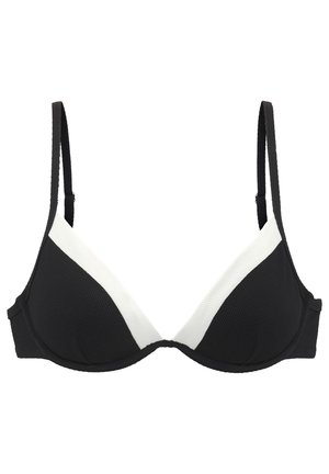 LASCANA, Bikini-Top - schwarz-creme