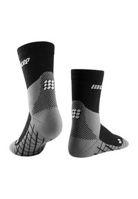 CEP LIGHT MERINO HIKING COMPRESSION SOCKS MID CUT MEN - MADE IN GERMANY - Socken - black