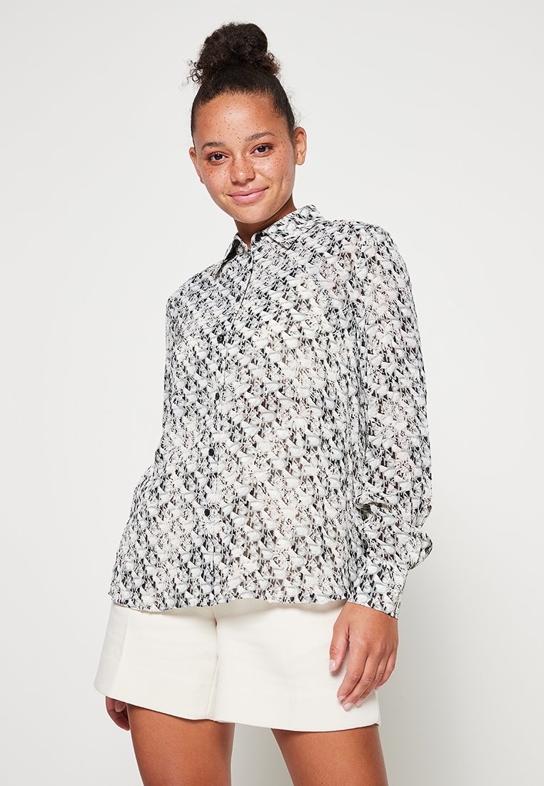 pinko Overhemdblouse grijs