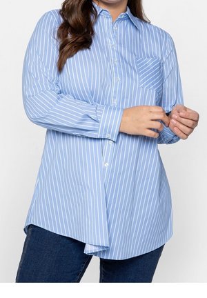 Button-down blouse - blue